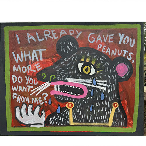 Cayman 20x16 Le Gros Fromage on Canvas WP3812
